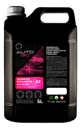 Shampoo Automotivo Inteligente - Auto90 Desengraxante 5L Profissional